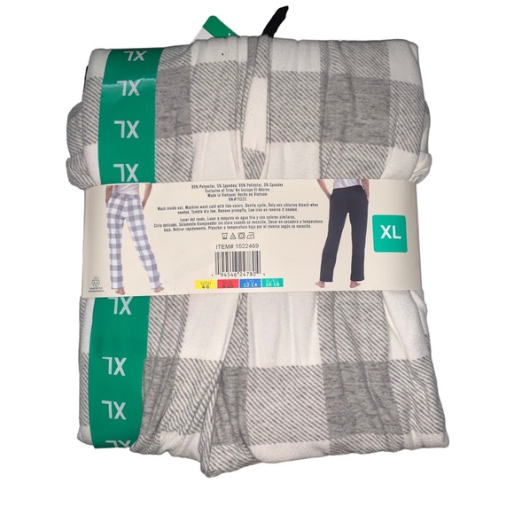 WOMENS STRAIGHT LEG LOUNGE PJ PANTS - Picture 4 of 5